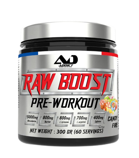 Addict Sport Nutrition Raw Boost Pre-Workout - Candy Fire