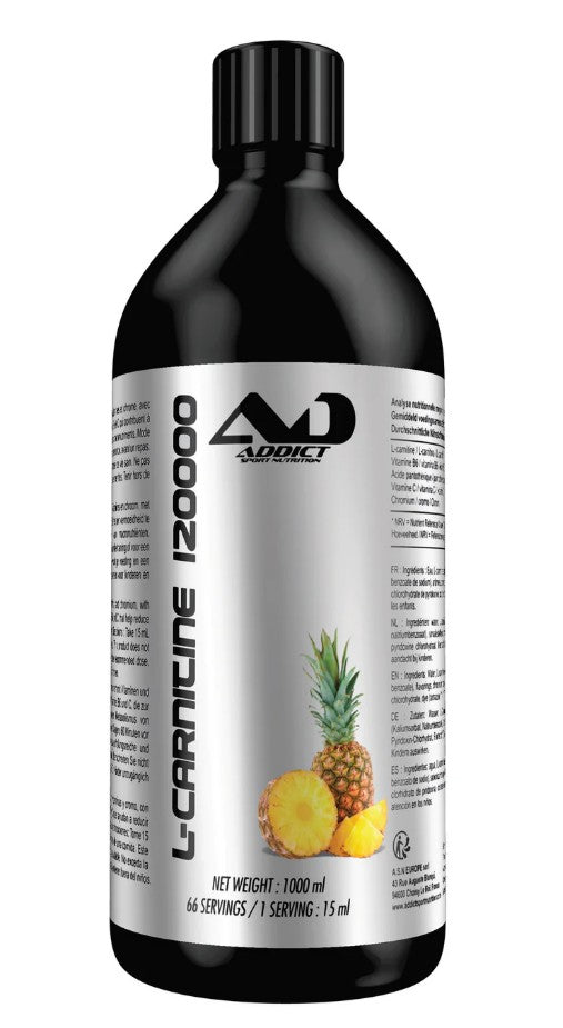 Addict Sport Nutrition L-Carnitine 120000 - Tropical Pineapple
