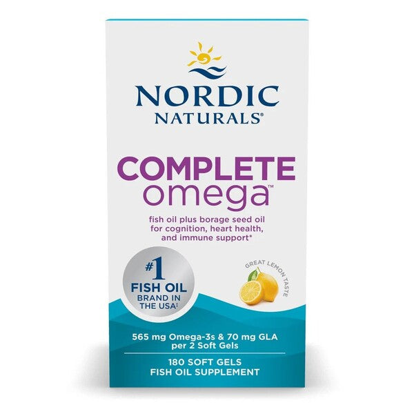 Nordic Naturals Complete Omega, 565mg Lemon