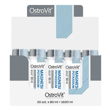 OstroVit Magnesium Potassium + B6 Shot, Lemon Lime Grape