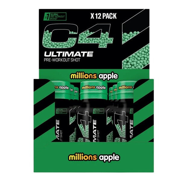Cellucor C4 Ultimate Pre-Workout Shot - Millions Apple