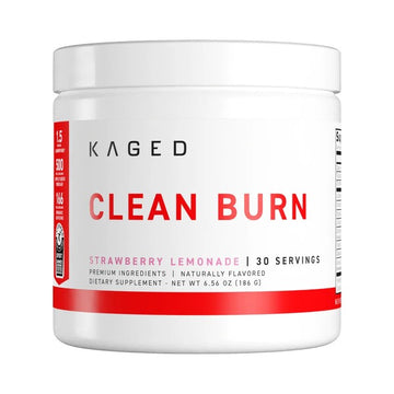 Kaged Muscle Clean Burn Powder, Strawberry Lemonade