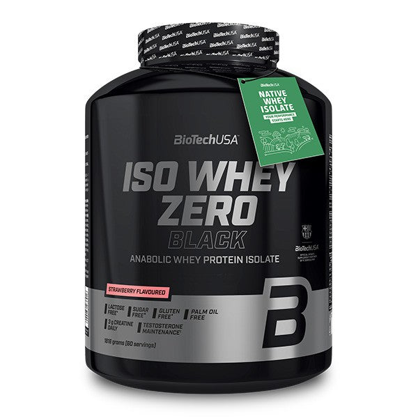 BioTechUSA Iso Whey Zero Black - Strawberry