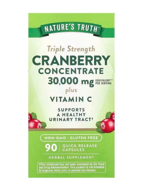 NeoCell Nature's Truth Tripple Strength Cranberry Concentrate plus Vitamin C