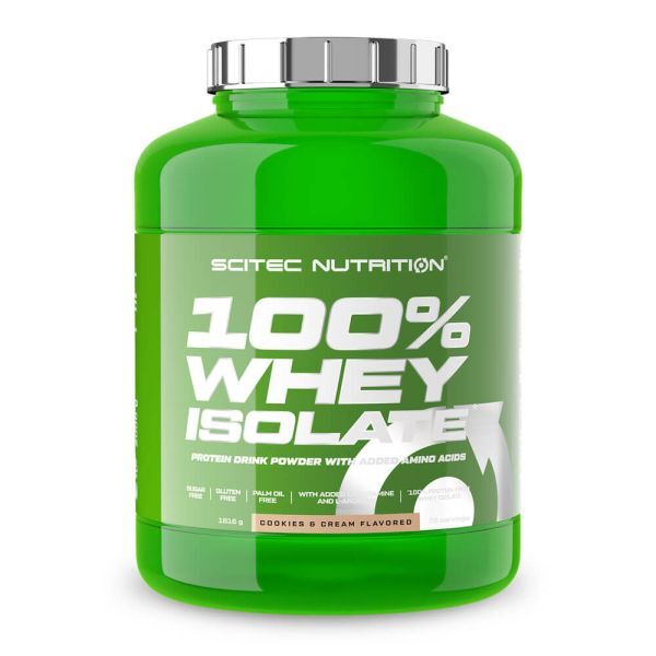 SciTec 100% Whey Isolate - Cookies & Cream