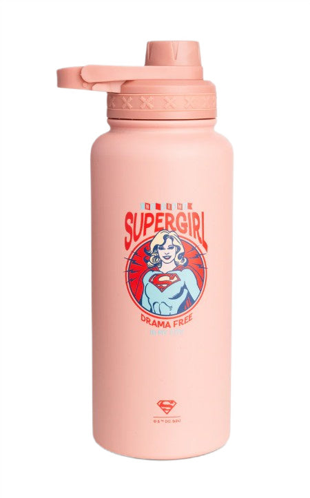 SmartShake Bohtal Insulated Sports Bottle - DC Comics - Supergirl Drama Free