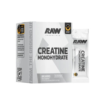 Raw Nutrition Creatine Monohydrate Stick Packs, Unflavoured