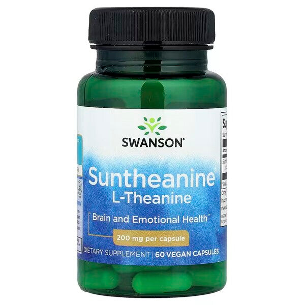 Swanson Suntheanine L-Theanine, 200mg