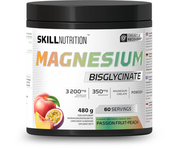Skill Nutrition Magnesium Bisglycinate Powder, Passion Fruit-Peach