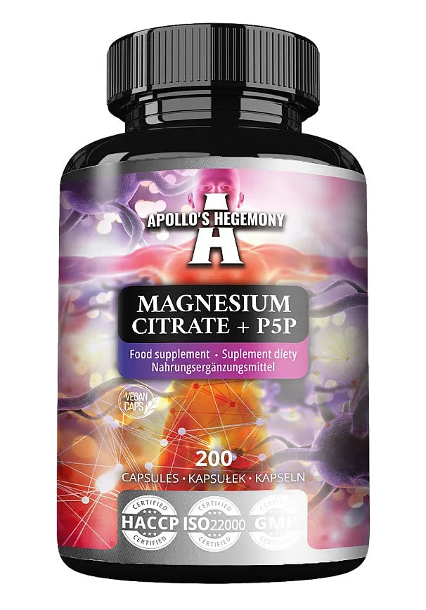 Apollo's Hegemony Magnesium Citrate + P5P