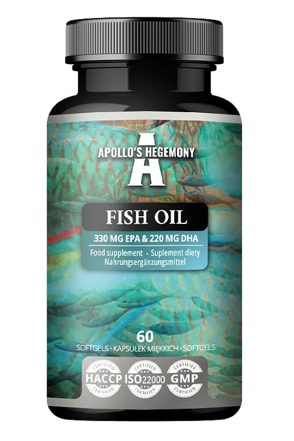 Apollo's Hegemony Fish Oil, 330mg EPA & 220mg DHA