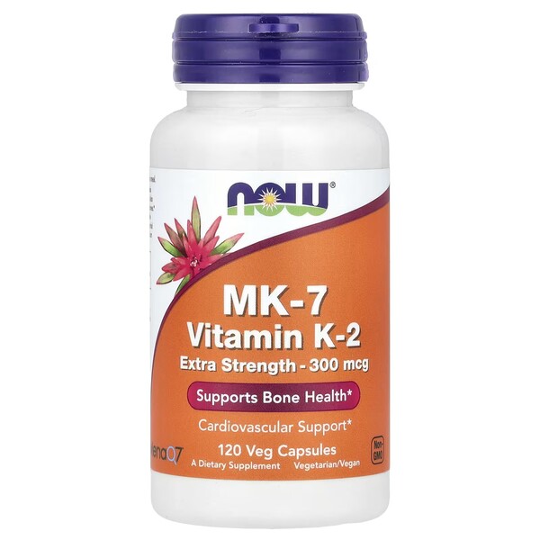 NOW Foods MK-7 Vitamin K-2, 300mcg Extra Strength