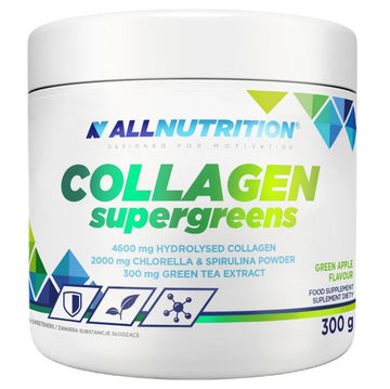 Allnutrition Collagen Supergreens, Green Apple