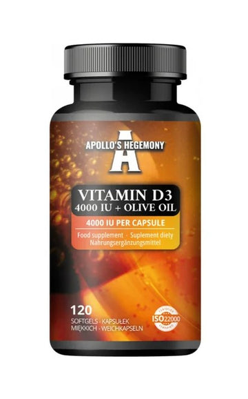 Apollo's Hegemony Vitamin D3 4000IU + Olive Oil
