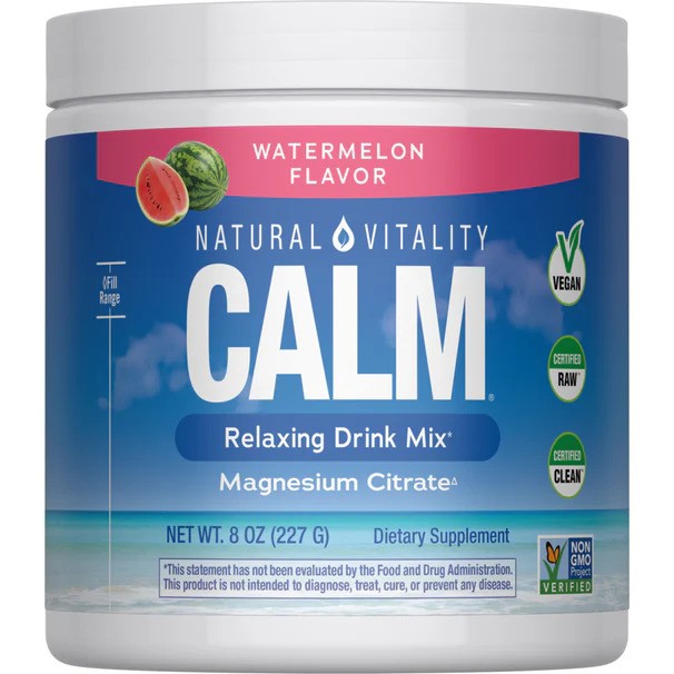 Natural Vitality Calm Magnesium Powder - Watermelon