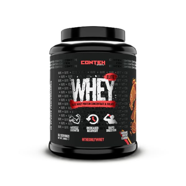 Conteh Sports Whey Elite - Caramel Biscuit