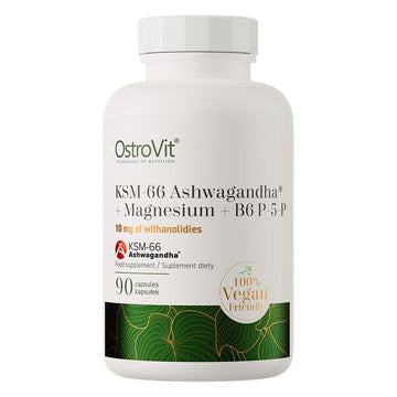 OstroVit KSM-66 Ashwagandha + Magnesium + B6 P-5-P