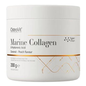 OstroVit Marine Collagen & Hyaluronic Acid, Coconut Peach