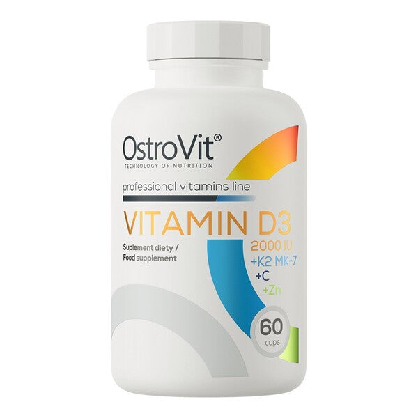 OstroVit Vitamin D3 2000IU + K2 MK-7 + C + Zn