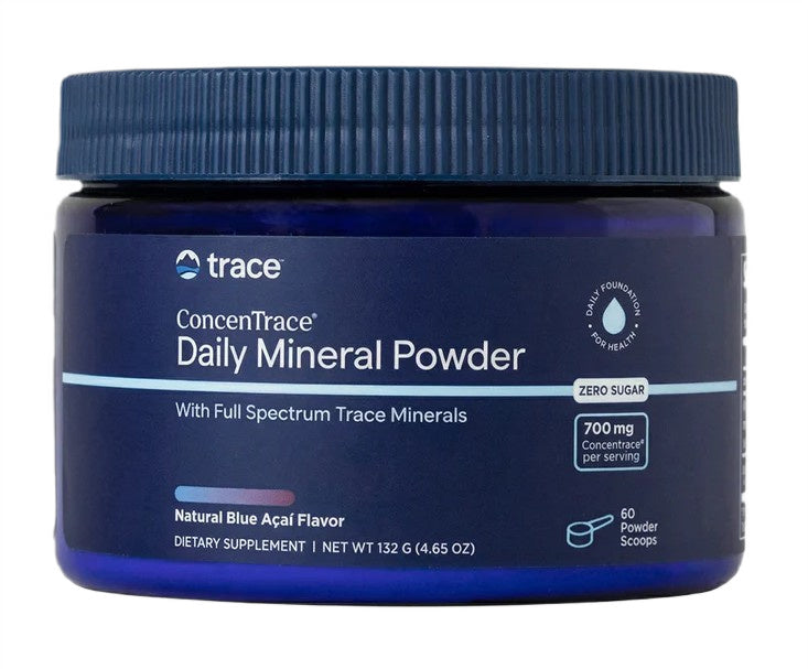 Trace Minerals ConcenTrace Daily Mineral Powder - Natural Blue Acai