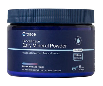 Trace Minerals ConcenTrace Daily Mineral Powder - Natural Blue Acai