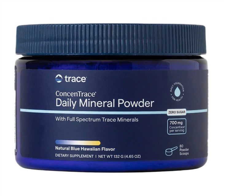 Trace Minerals ConcenTrace Daily Mineral Powder - Natural Blue Hawaiian