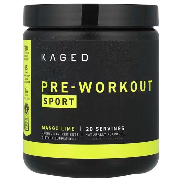 Kaged Muscle Pre-Workout Sport - Mango Lime