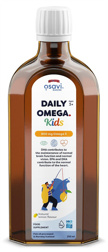 Osavi Daily Omega Kids, 800mg Omega 3 (Natural Lemon)
