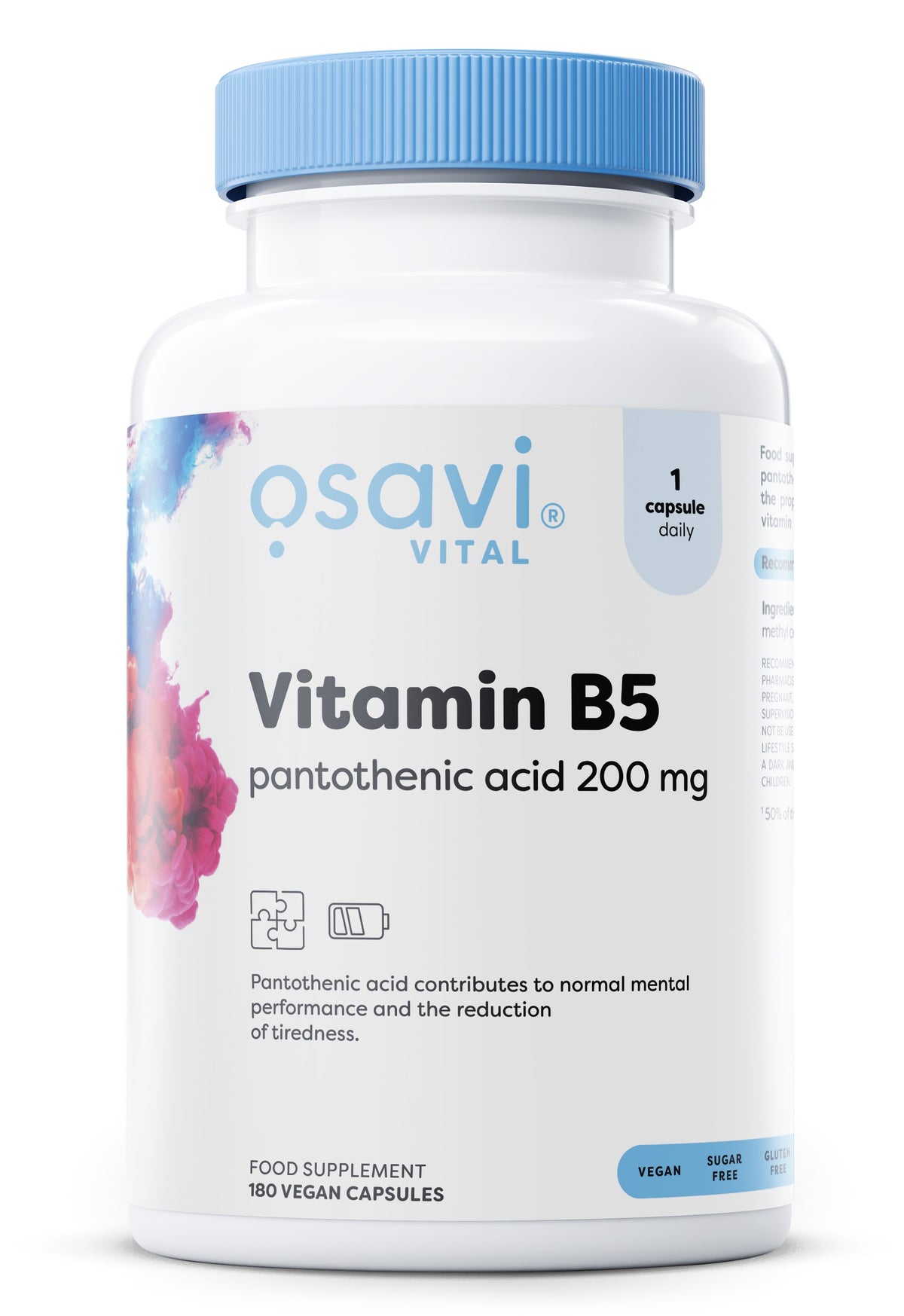 Osavi Vitamin B5 Pantothenic Acid, 200mg