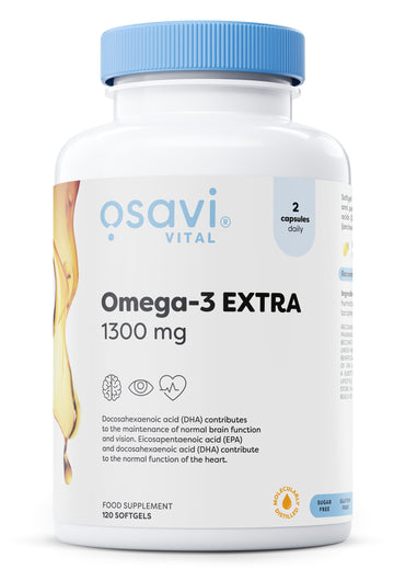 Osavi Omega-3 Extra Molecularly Distilled, 1300mg (Lemon)