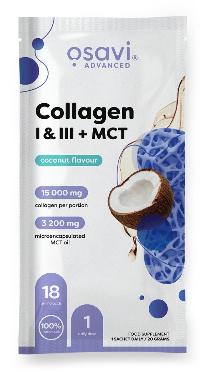 Osavi Collagen I & III + MCT, Coconut