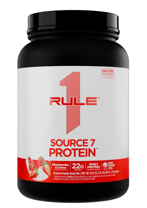 Rule One Source7 Protein - Strawberries & Creme