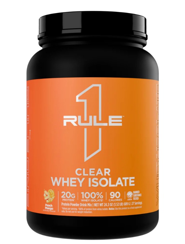 Rule One Clear Whey Isolate - Peach Mango