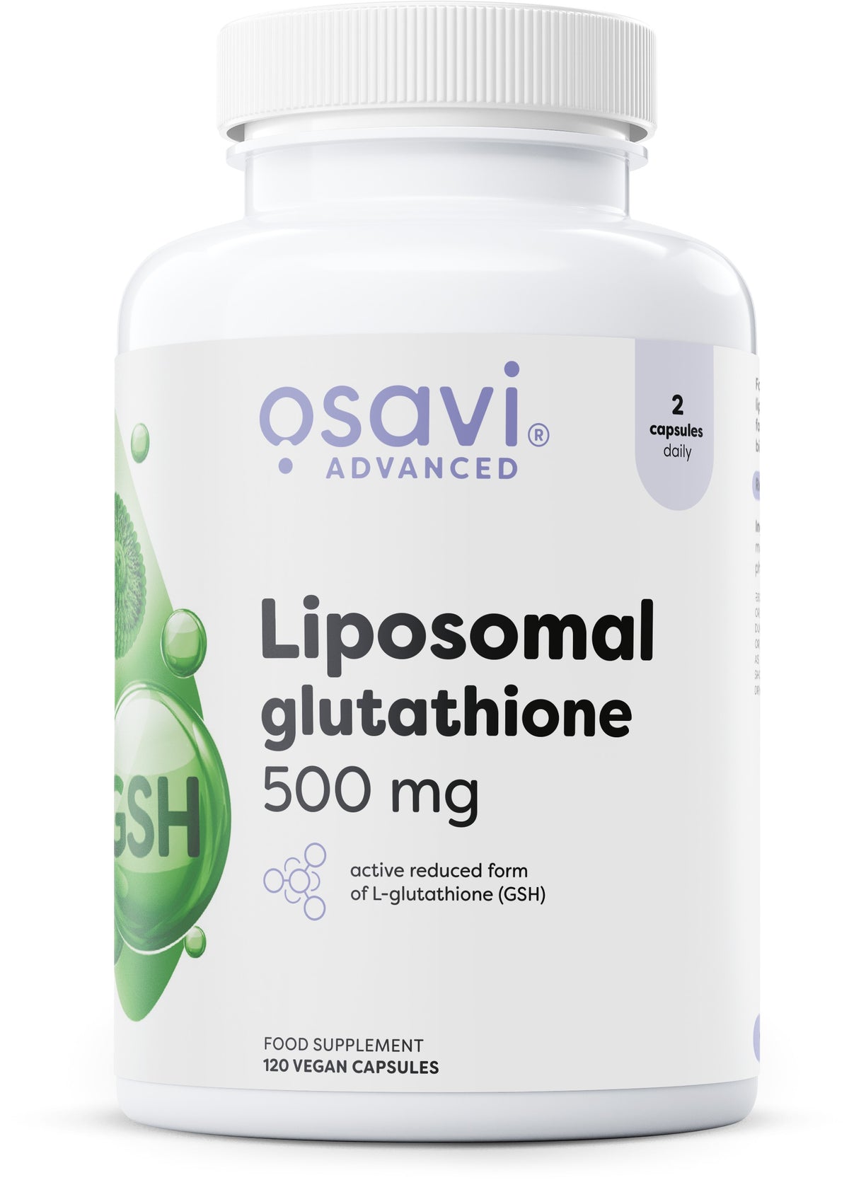 Osavi Liposomal Glutathione, 500 mg