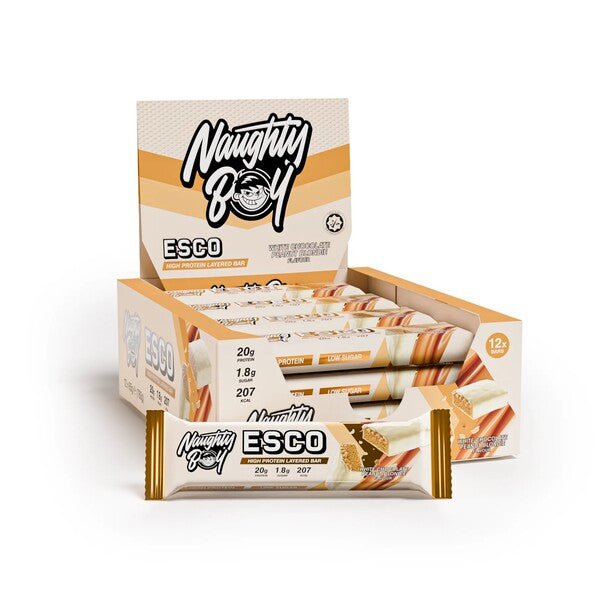 Naughty Boy ESCO Protein Bar - White Chocolate Peanut Blondie