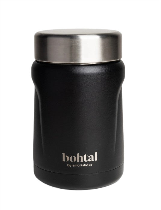 SmartShake Bohtal Insulated Food Jar, Black