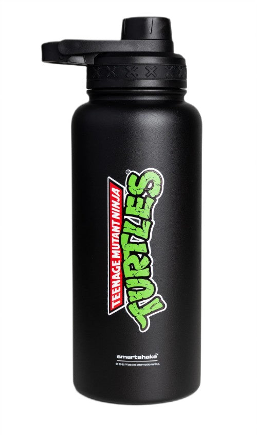 SmartShake Bohtal Insulated Sports Bottle - TMNT - Classic Logo Black