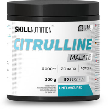 Skill Nutrition Citrulline Malate 2:1 Powder, Unflavoured