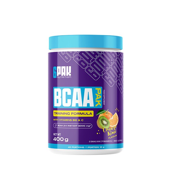 6PAK BCAA Pak - Orange Kiwi
