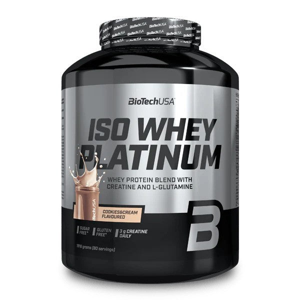 BioTechUSA Iso Whey Platinum - Cookies & Cream