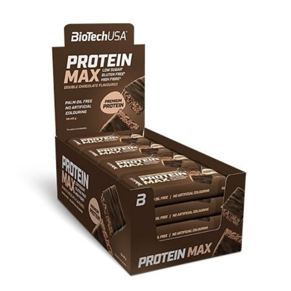 BioTechUSA Protein Max Bar - Double Chocolate