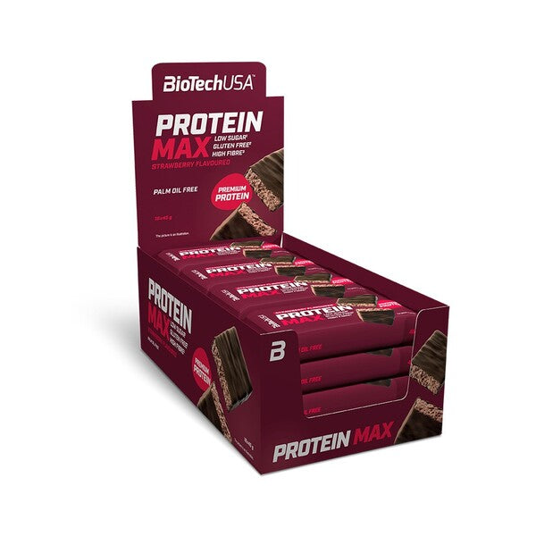 BioTechUSA Protein Max Bar - Strawberry