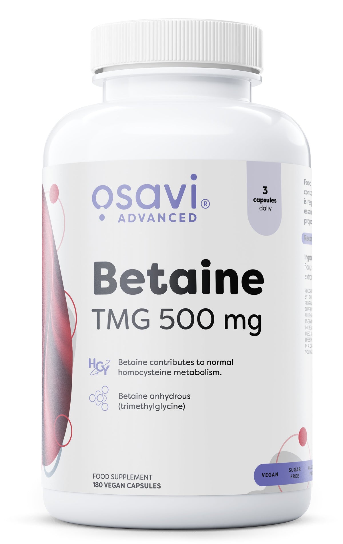 Osavi Betaine, TMG 500mg