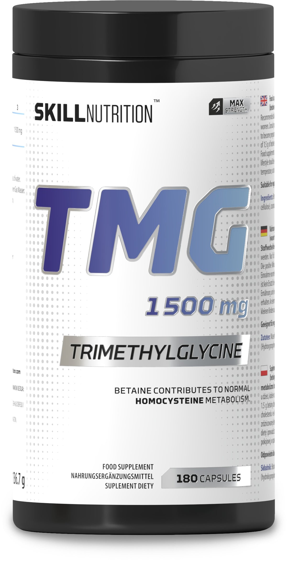 Skill Nutrition TMG Trimethylglycine, 1500mg