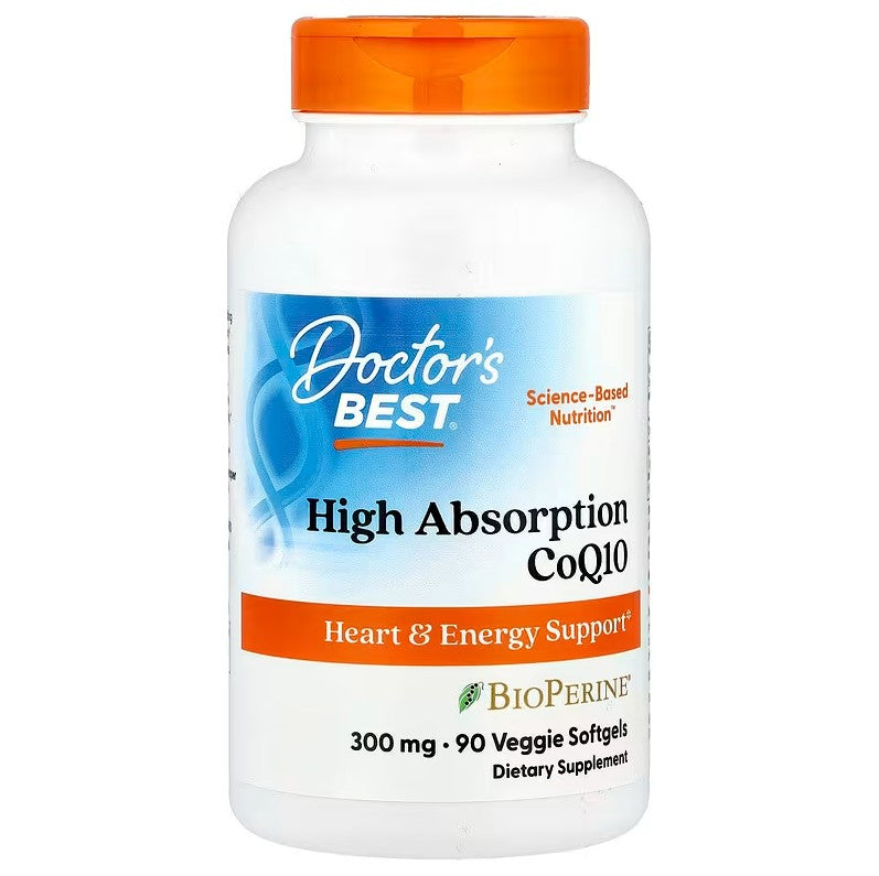 Doctor's Best High Absorption CoQ10 with BioPerine, 300mg