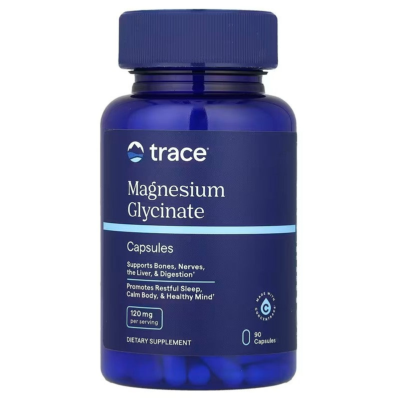 Trace Minerals Magnesium Glycinate, 120 mg