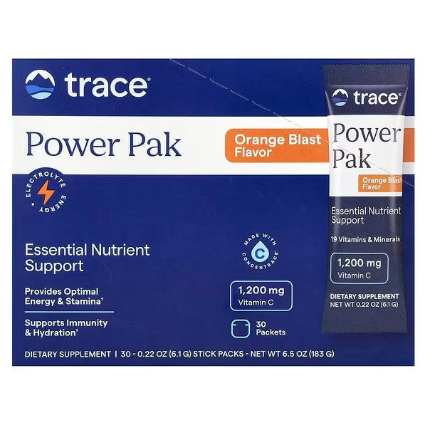 Trace Minerals Power Pak - Orange Blast