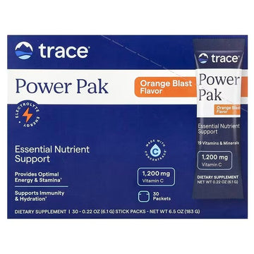 Trace Minerals Power Pak - Orange Blast
