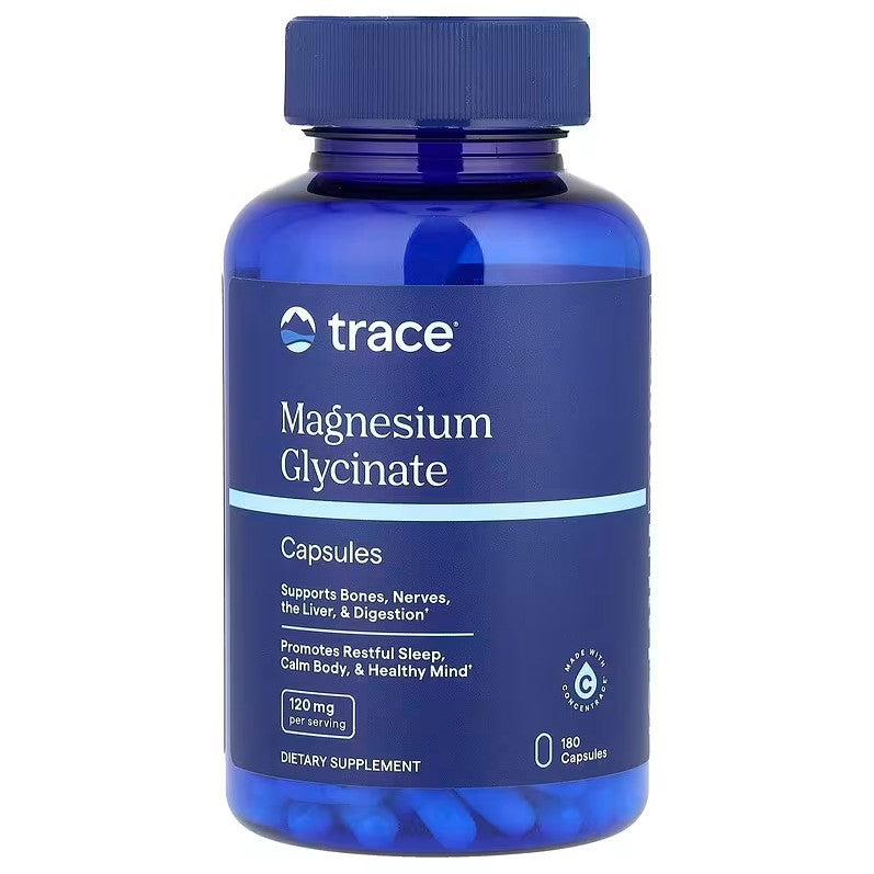 Trace Minerals Magnesium Glycinate, 120mg