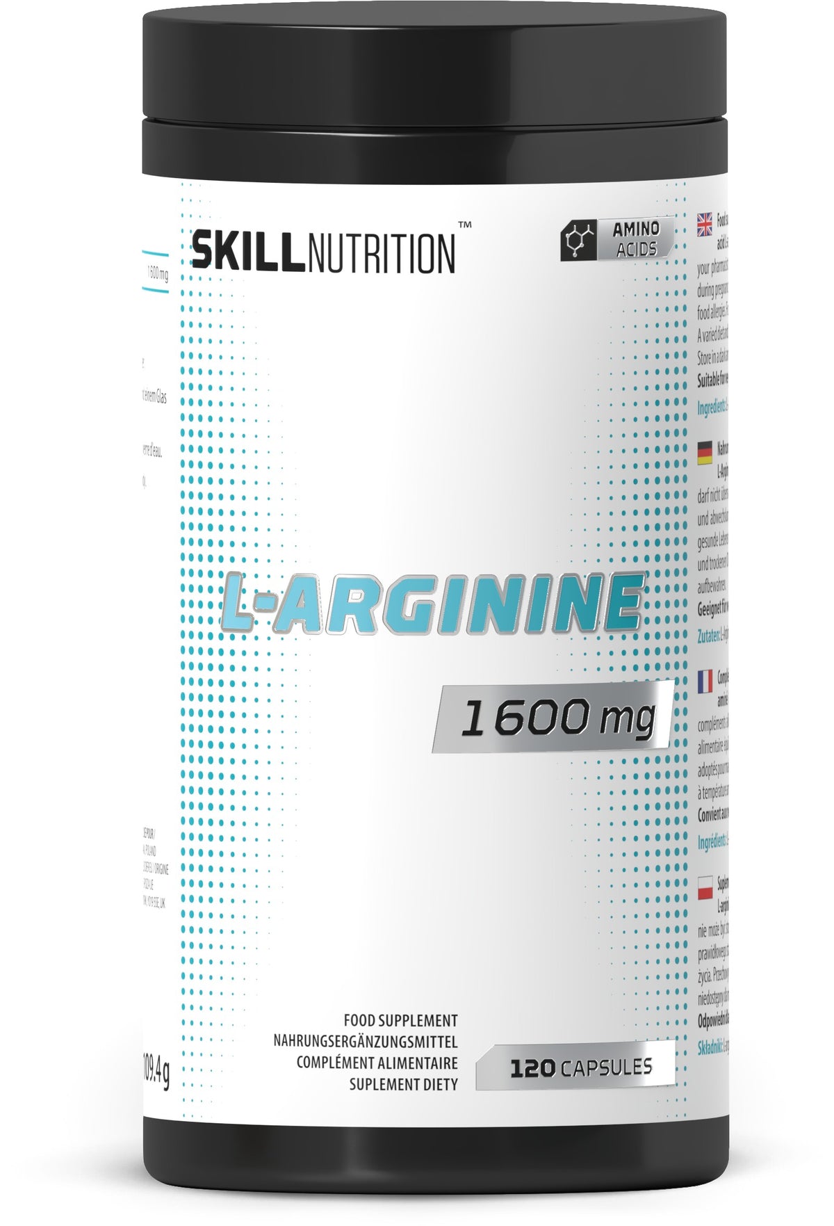 Skill Nutrition L-Arginine, 1600mg